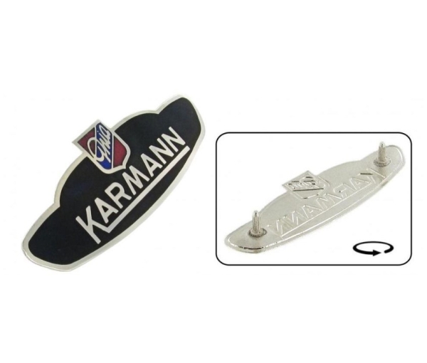 Firm emblem "Karmann" (right front panel)